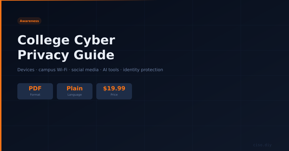 College Cyber Privacy Guide preview