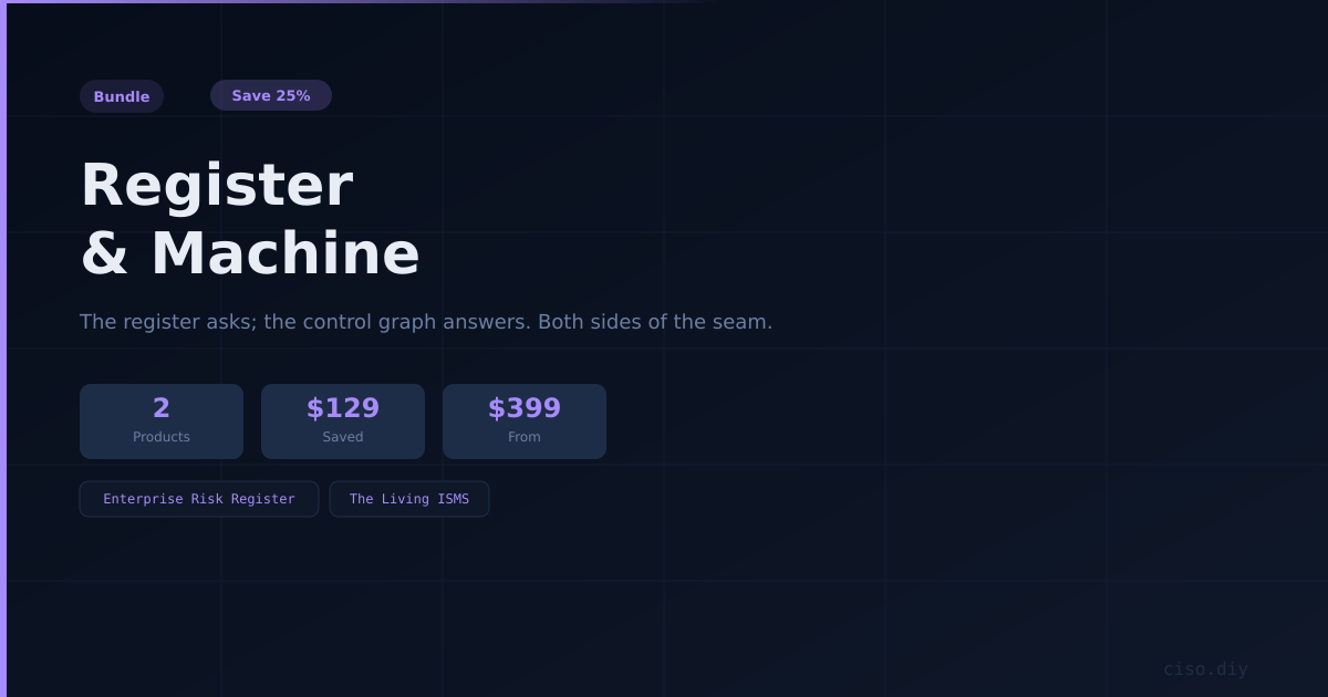 Register & Machine preview