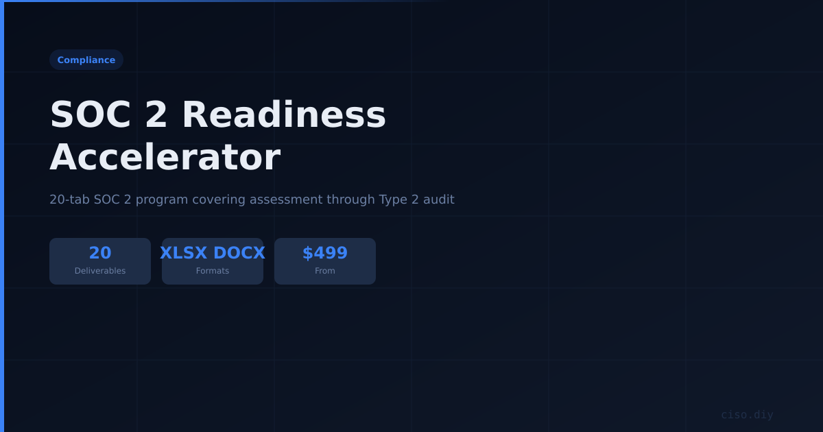 SOC 2 Readiness Accelerator