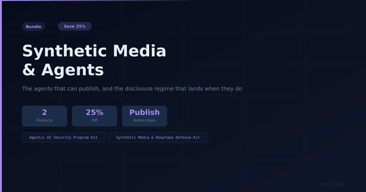 Synthetic Media & Agents preview
